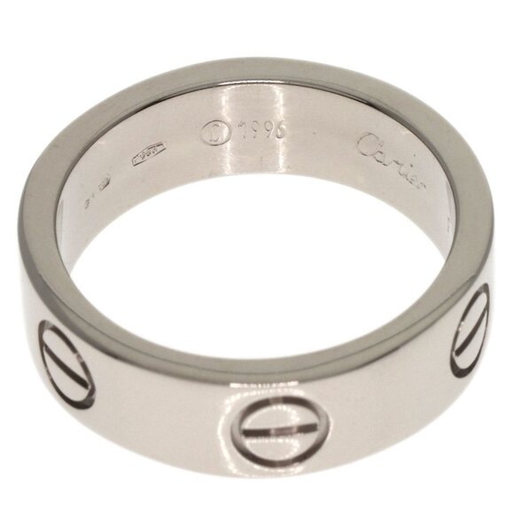 CARTIER 18k White Gold Love Ring #51 - Picture 4 of 7